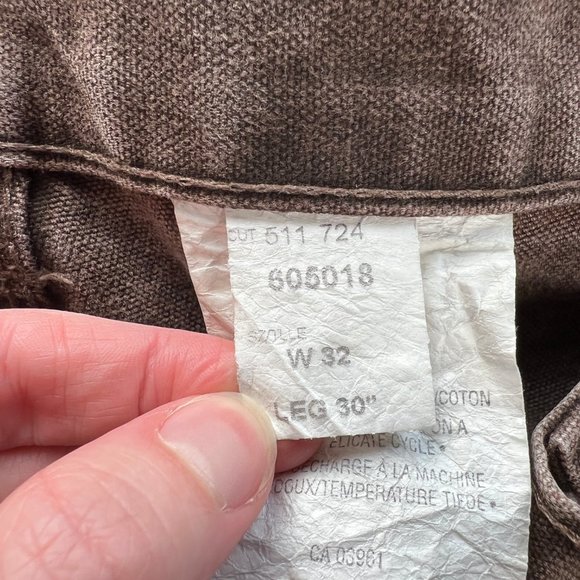 Vintage Cargo Carpenter High Rise Straight Leg Rigid Pants Denim Jeans Trousers - Picture 8 of 11